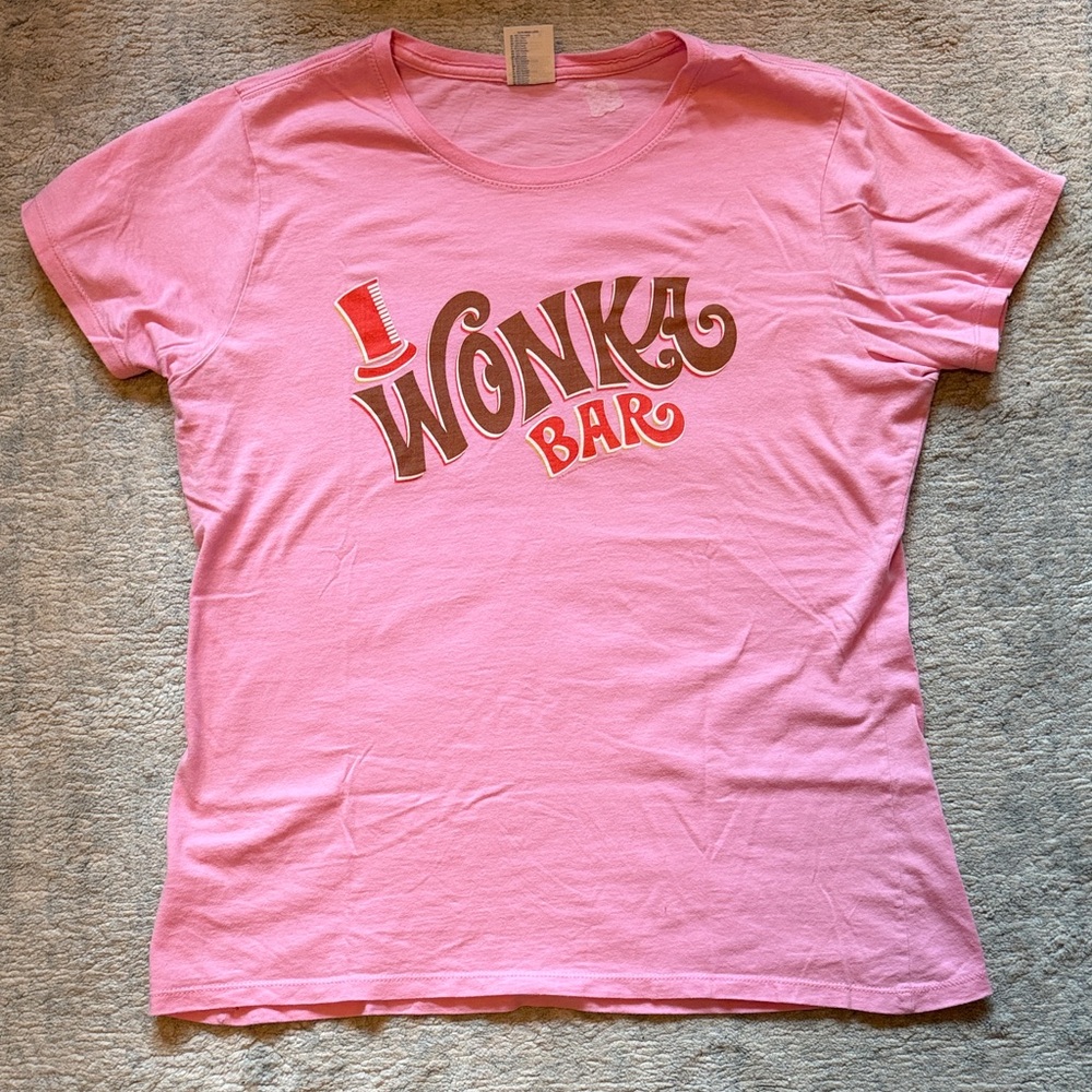 Pink Wonka Bar Graphic Tee